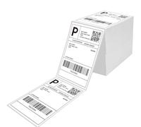 ADHES 1Stack Direct Thermal Shipping Labels 4inch x 6inch x 1000 lables White Self-Adhesive Labels Printer Waterproof Oilproof White Adhesive Shipping Labels