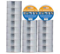 ADHES Butyl Tape Waterproof Tape Aluminum Foil Tape Sealan Tape,2inch x 16feet, 20Rolls…