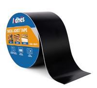 ADHES Deck Joist Tape, 1 Roll 100mm X 15M Adhesive Butyl Waterproof Flashing Tape for Wood Decks, Beams, Roof, Outdoor Construction