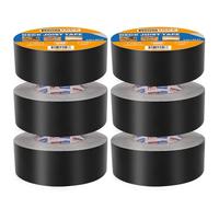 ADHES Deck Joist Tape 5cm x 15m - 6 Rolls Waterproof Flashing Tape for Decking, Wood Beams, Roof - Butyl Tape for Outdoor Construction Use
