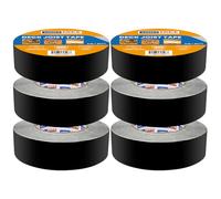 ADHES Deck Joist Tape, Butyl Deck Tape 4cm x 15m 6 Rolls Waterproof Joist Tape for Decking, Deck Flashing Tape, Butyl Joist Tape, Ideal for Wood Decks Beams Roof, Outdoor Construction Use