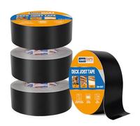 ADHES Weather Resistant & Waterproof Joist Tape - 5cm x 5m, 4 Rolls, Ideal for Wood Decks, Beams, Roof, Outdoor Construction