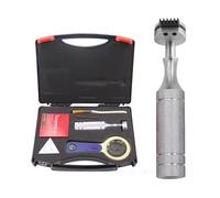 Adhesion Tester Kit for Paint & Coatings with 1mm/2mm/3mm Blades, Magnifier, Handle, and Tape - Surface Testing Tool for Finishes