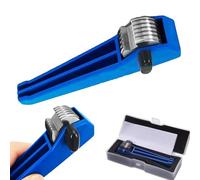 Adhesion Tester, Paint Film Scriber Kit, Quick Cut 6 Teeth Cross-Cut Tool with 2mm Blades for Coating Evaluation, Easy to Store & Use