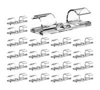 Adhesive Cable Clips - 20 Piece Management Clips, Invisible Wire Holders | Strong Wall Desk Cord Organizer, Long Lasting Prevention Solution, Multi Surfaces Mounting, Reliable Size for Cables