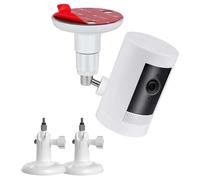 Adhesive Camera Mount With 1/4-20" thread,Wall Mount for Ring Stick Up Cam,Ring Stick Up Cam Battery,Arlo Pro 4,EufyCam 2 Pro/2c Pro/2/2C,360° Adjustable Security Camera Mount for Indoor Outdoor Use