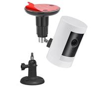 Adhesive Camera Mount with 1/4-20" Thread,Wall Mount for Ring Stick Up Cam,Ring Stick Up Cam Battery,Arlo Pro 4,EufyCam 2 Pro/2c Pro/2/2C,360° Adjustable Security Camera Mount for Indoor Outdoor Use