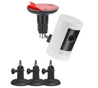 Adhesive Camera Mount with 1/4-20" Thread,Wall Mount for Ring Stick Up Cam,Ring Stick Up Cam Battery,Arlo Pro 4,EufyCam 2 Pro/2c Pro/2/2C,360° Adjustable Security Camera Mount for Indoor Outdoor Use