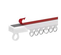 Adhesive Ceiling Curtain Rod - No Drill 1.2m to 4.2m Adjustable Length Easy Installation for Home Office Caravan Hotel Versatile Use (4.9m/16.1ft)