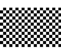 Adhesive Chequed Film Set White/Black