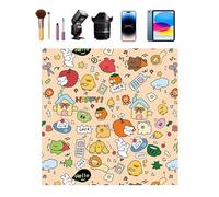 Adhesive Cloth, Adhesive Makeup Bag for Women, Travel Cosmetics Organization Bag, Creative Adhesive Cloth Makeup Bag, Lay Flat Beauty Toiletry Bag, MultiUse Small Beauty Bag, Eyeshadow and Lotion