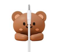 Adhesive Cord Holder, Capybara Desk Hook, Cable Clip for Cords Under 6mm, Ergonomic Organizer, Cord Management Accessory with Cute Design, Cable Holder for Key Charger USB and Appliances
