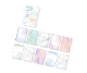 Adhesive Creative Hand Painted Sticky Note Reusing Write Sheets for Planner Notebook Decoration Safe Materials Design Color Themed Notepads Journal Notebook Notepads