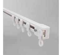 Adhesive Curtain TrackNo Drilling Required 5.1m (16.7ft) Ceiling or Wall Mount for Room Divider Shower Bay Window RVEasy Install Strong Hold