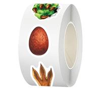 Adhesive Cute Dinosaur Decal - Animal Sticker Rolls, Envelope Seals Sticker for Cards | for Journal, Bottle, Suitcases Bread Bags, Box, Rolls of Stickers Transform Standard Handicrafts, Wall, Label,