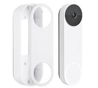 Adhesive Door Mount for Google Nest Doorbell (Battery), No-Drilling Doorbell Mount Bracket, Protect Your Walls and Easy Installation (White)