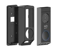 Adhesive Doorbell Mount for Eufy E340 Camera, No-Drill Adjustable Wedge Bracket for Video Doorbell, Not Block Motion Sensor, Easy Installation for Apartment Rental Office