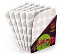 Adhesive Dots Double Sided 120PCs - Poster Putty Removable Non Marking - Clear Round Balloon Stickers - Picture Hangers Without Nails - Double Sided Sticky Pads for Car Dashboard Crafts Wall Hanging