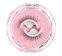 Adhesive Eyelashes No Glues or Needed, 3 Secs to Put on False Lashes with Glues Stripe for Womens Waterproof False Eyelashes Natural Look