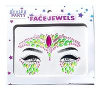 Adhesive Face Gems Jewels Pick & Choose Festival Rave Party Accesories Make Up Special Effects Glow In The Dark Stick On Body Gems (Scales)