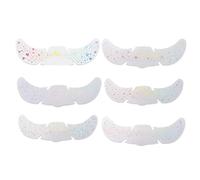 Adhesive Facial Decor - Glitter Freckles Sheets, Temporary Star Heart Patches For Pride Concert Halloween Festival Birthday Carnival Kids Cosplay Wedding Makeup, Face Art Accessory Purpose