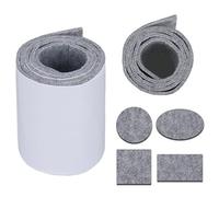 Adhesive Felt Roll for Furniture Feet Making Floor Protection Furniture Pads Furniture Pads 100x10cm Dark Grey