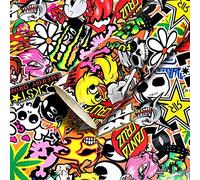 Adhesive Film Sheet, Sticker Bomb, 35 x 50 cm