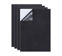 Adhesive Foam Sheets - 4 Pieces, High Density Cuttable Material Mat Floor Protector, Foam Padding with Adhesive Backing | Shock Absorbing Closed Cell Pads for Furniture Crafts Cars Speakers