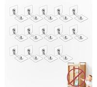 Adhesive Furniture Wall Anchors No Drill (14 Pairs), sygreatweek Anti Tip Furniture Straps Kit for Baby Proofing, Secure Bookcase Dresser Shelf Cabinet to Wall for Child Safety - Removable, No Screw