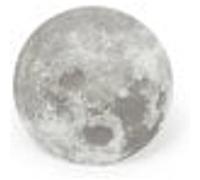 Legami - Super Moon, Phosphorescent Moon Adhesive, Ø 15 cm, PVC, Charges During The Day with Light and Release at Night, Apply to a Smooth and Clean Surface
