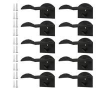 Adhesive Hat Hooks for Wall, Prevents Deformation and Damage, 10pieces, Cowboy Hat Rack, Cap Holder Organizer, Strong Self-Adhesive Backing, for Entryway Bedroom Closet Garage Door RV
