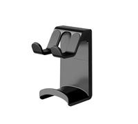 Adhesive Headphone Hook/Game Controller Holder-Features a strong adhesive backing,suitable for mounting on various wall surfaces or under desks(Black)