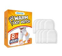 Adhesive Heat Patch - Foot Warmer Patch - Winter Foot Warmers | 6PCS Safe, Adhesive Warmers For Outdoor Activities | Skiing, Hiking & On-the-Go Warmth | Long-Lasting Winter Heat Patches For Cold Feet