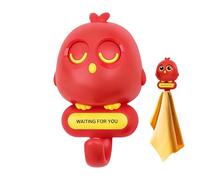 Adhesive Hook, Key Ring in Cute Wink Bird Design, Wall Hooks, Self-Adhesive, Hooks Combine Functionality with Comfort by Securing a Secure Hold on SmootTowel, Handbag, Hat, Door, You