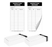 Adhesive Inspection Record Labels - 200 Pack Dot Inspection Forms and Stickers,5"x3" Safety Inspection Stickers for Equipment Maintenance, Quality Control & Accident Prevention