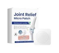 Adhesive Knee Plaster Patches, Convenient 4 Piece Pack, 2.5x2.5cm Size, Natural Joint Soothing Relief, Natural Relief Patches, Long Lasting Adhesive Design, for Sports Recovery Wellness