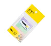 Adhesive Label Sticker 100Sheets 44x12mm Adhesive Notes Book Page Marker for Notebook Planner File Organization File Tabs