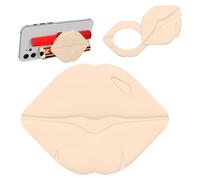 Adhesive Lip Gloss And Balm Holder | Silicone 360° Rotating Device With Mirror, Convenient Lipstick Holder For Home, Travel, Family, Girls, Mothers, Girlfriends Or Wives