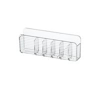 Adhesive Makeup Holder Wall Mounted Cosmetic Storage Tray Space-Saving for Brushes, Lipsticks, Hair Clips, Decorative Bathroom, Dressing Table, Bedroom and Beauty Statio