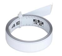 Adhesive Measure Tape for Workbench, 4ft Self Adhesive Metal Ruler Left to Right, Peel and Stick Carbon Steel Scale with Clear Markings for Woodworking, DIY and Workshop