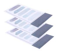 Adhesive Memo Pads 3pcs Creative Tearable Watercolor Mood Students Memo Pad for Work to Record Lists and Mark the Note