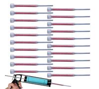 Adhesive Mixing Nozzle | 20 Piece Glue Cartridge,Epoxy Adhesive Mixing Nozzle Tip | for Structure Reinforcement Building Concrete Crack Repair Engineering