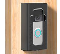 Adhesive Mount Compatible with for Video Doorbell No-Drill Mounting Bracket Cover Holder Not Block Doorbell Sensor