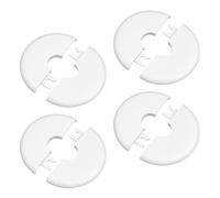 Adhesive Mounted Pipe Cover Caps Attaches On Design Strong ABS Construction for Wall Defense Hide Unsightly Holes Strong Split Type Cable Covers