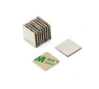 Adhesive N42 Neodymium Magnet for Arts, Crafts, Model Making, DIY, Hobbies, Office, and Home - 15mm x 15mm x 1mm thick - 0.95kg Pull - South - Pack of 10