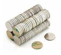 Adhesive N42 Neodymium Magnet for Arts, Crafts, Model Making, DIY, Hobbies, Office and Home - 20mm dia x 1.5mm - 2kg Pull - South - Pack of 200