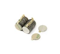 Adhesive N42 Neodymium Magnet For Arts, Crafts, Model Making, Hobbies - 12mm Dia X 1mm Thick - 0.73Kg Pull - North - Pack Of 20
