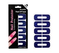 Adhesive Nails Edges Guards, Universally Nails Guides, Blue | Adhesive Nails Edges Guards Nails Color Bleeding During At Home Applications for Enthusiasts and Artists