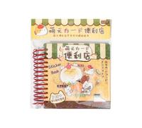Adhesive Note Paper 42 Sheets Writable Cartoon Decorative Sticker for Scrapbooking Journal Planner Photo Album Planning Planning Sticker