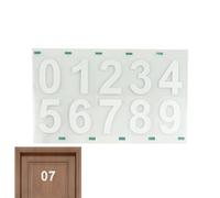 Adhesive Numbers for Mailbox - Waterproof Reflective Sticky Numbers for Outside - Adhesive Sign Decals for Home Doors Residential Commercial Buildings Cars Package Delivery Mailbox Outdoor